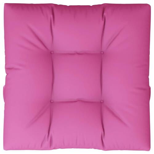 Pallehynde 80x80x12 cm stof pink