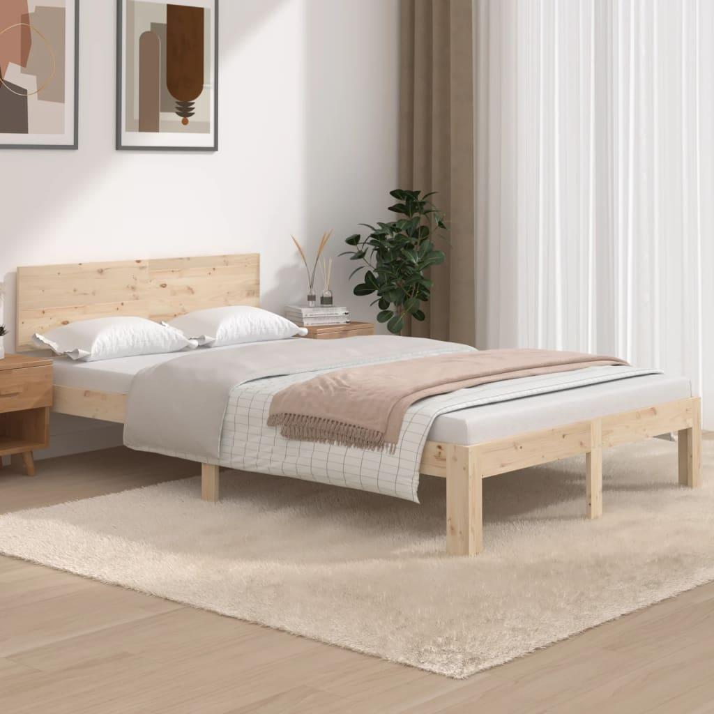 Sengeramme 120x200 cm massivt fyrretræ