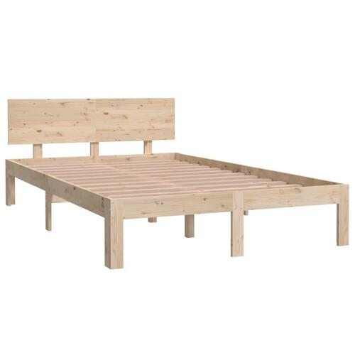 Sengeramme 120x200 cm massivt fyrretræ