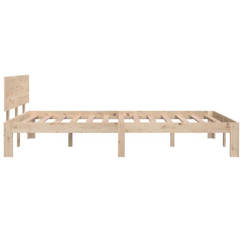 Sengeramme 120x200 cm massivt fyrretræ
