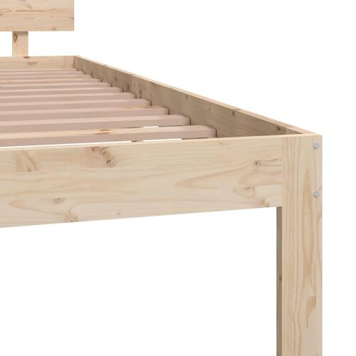 Sengeramme 120x200 cm massivt fyrretræ
