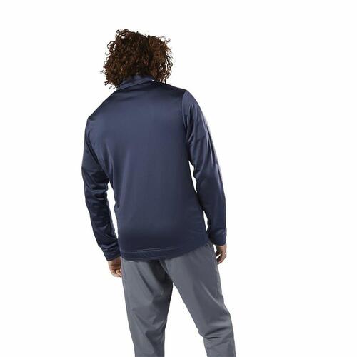Sportsjakke til Mænd Reebok Essentials Linear Logo Mørkeblå M