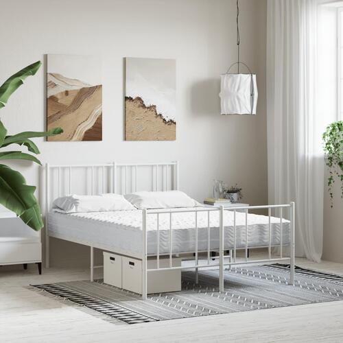 Skummadras 140x190 cm hårdhed H2 H3 hvid