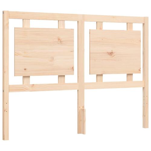 Sengeramme uden madras 140x200 cm massivt fyrretræ