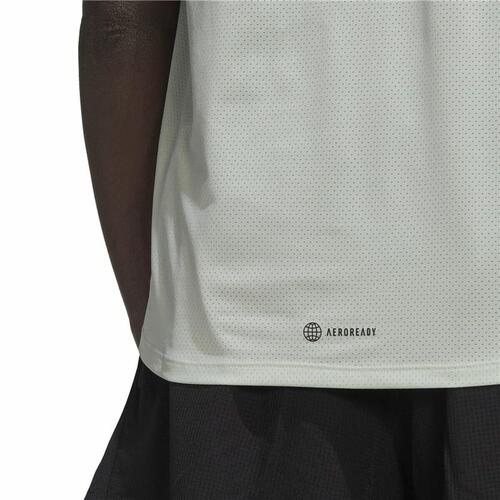 Kortærmet T-shirt til Mænd Adidas Hiit Lysegrøn S
