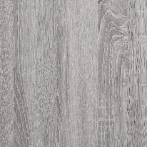 Skobænk 62x42x46 cm konstrueret træ grå sonoma-eg