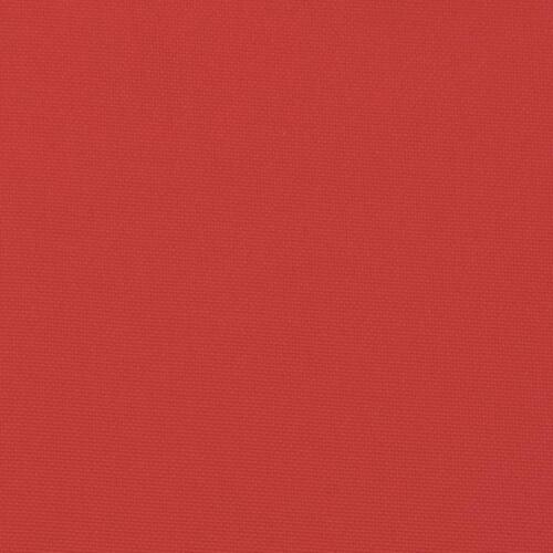 Stolehynde m. lav ryg 4 stk. 100x50x3 cm oxfordstof rød (OUTLET A)
