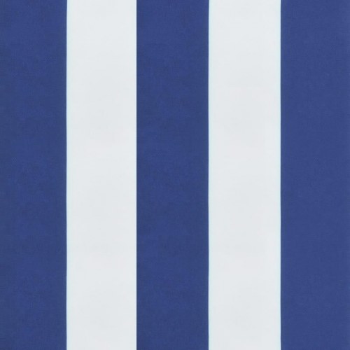 Stolehynder m. lav ryg 6 stk. stof striber blå og hvid