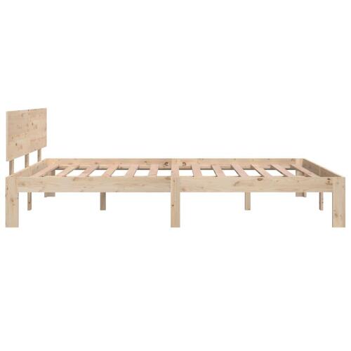 Sengeramme 140x200 cm massivt fyrretræ