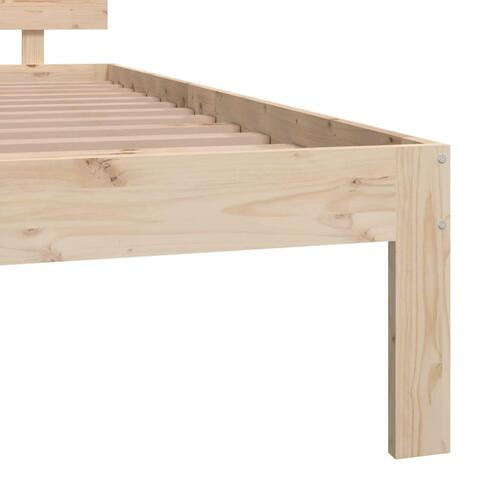 Sengeramme 140x200 cm massivt fyrretræ
