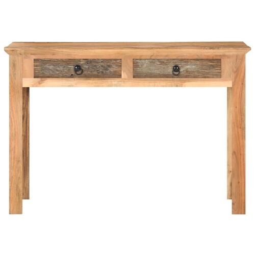 Skrivebord 110x50x75 cm massivt genbrugstræ