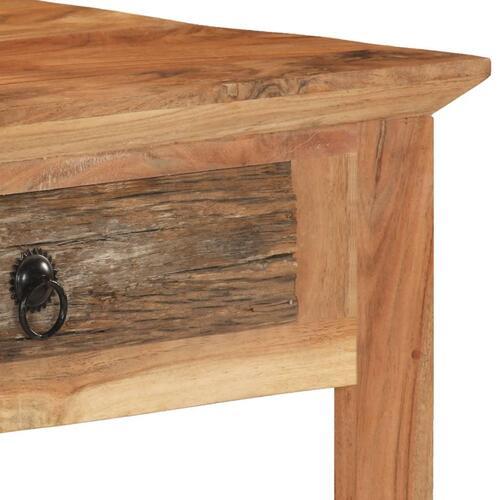 Skrivebord 110x50x75 cm massivt genbrugstræ
