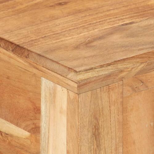 Skrivebord 110x50x75 cm massivt genbrugstræ