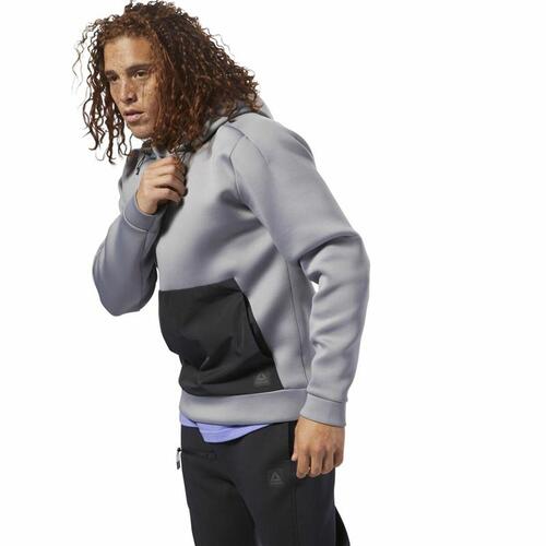 Hættetrøje til Mænd Reebok Supply Tech Grå M