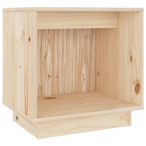 Sengebord 40x30x40 cm massivt fyrretræ