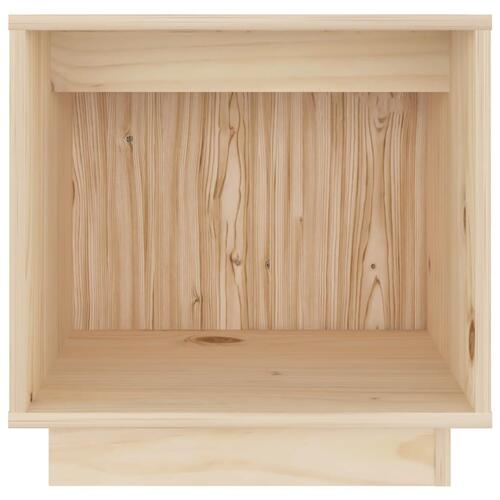 Sengebord 40x30x40 cm massivt fyrretræ
