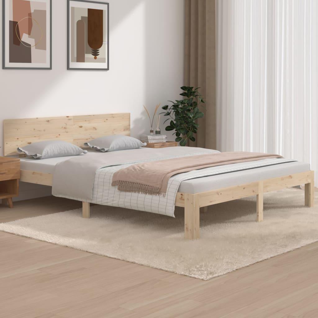 Sengeramme 150x200 cm massivt træ