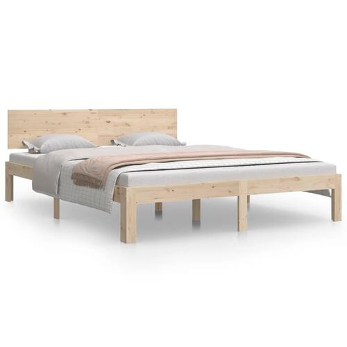 Sengeramme 150x200 cm massivt træ