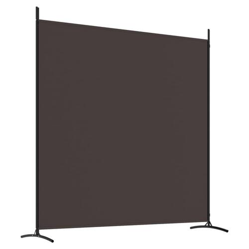 2-panels rumdeler 348x180 cm stof brun