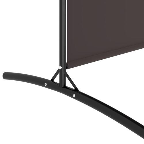 2-panels rumdeler 348x180 cm stof brun