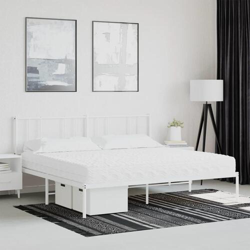 Skummadras 200x200 cm hårdhed H2 H3 hvid
