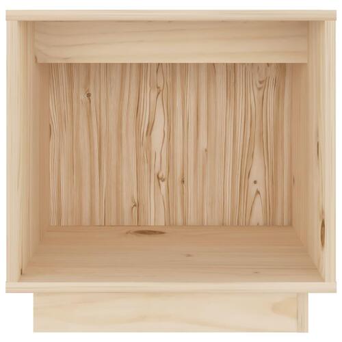Sengeborde 2 stk. 40x30x40 cm massivt fyrretræ