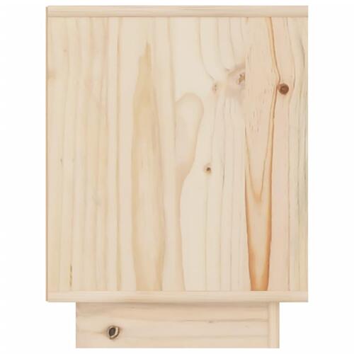 Sengeborde 2 stk. 40x30x40 cm massivt fyrretræ