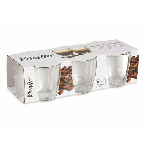 Glassæt Gennemsigtig Glas 90 ml (12 enheder)