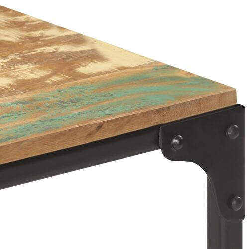 Konsolbord 110x30x75 cm massivt genbrugstræ