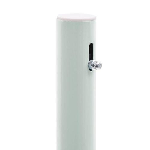 Sammenrullelig sidemarkise 120x300 cm cremefarvet