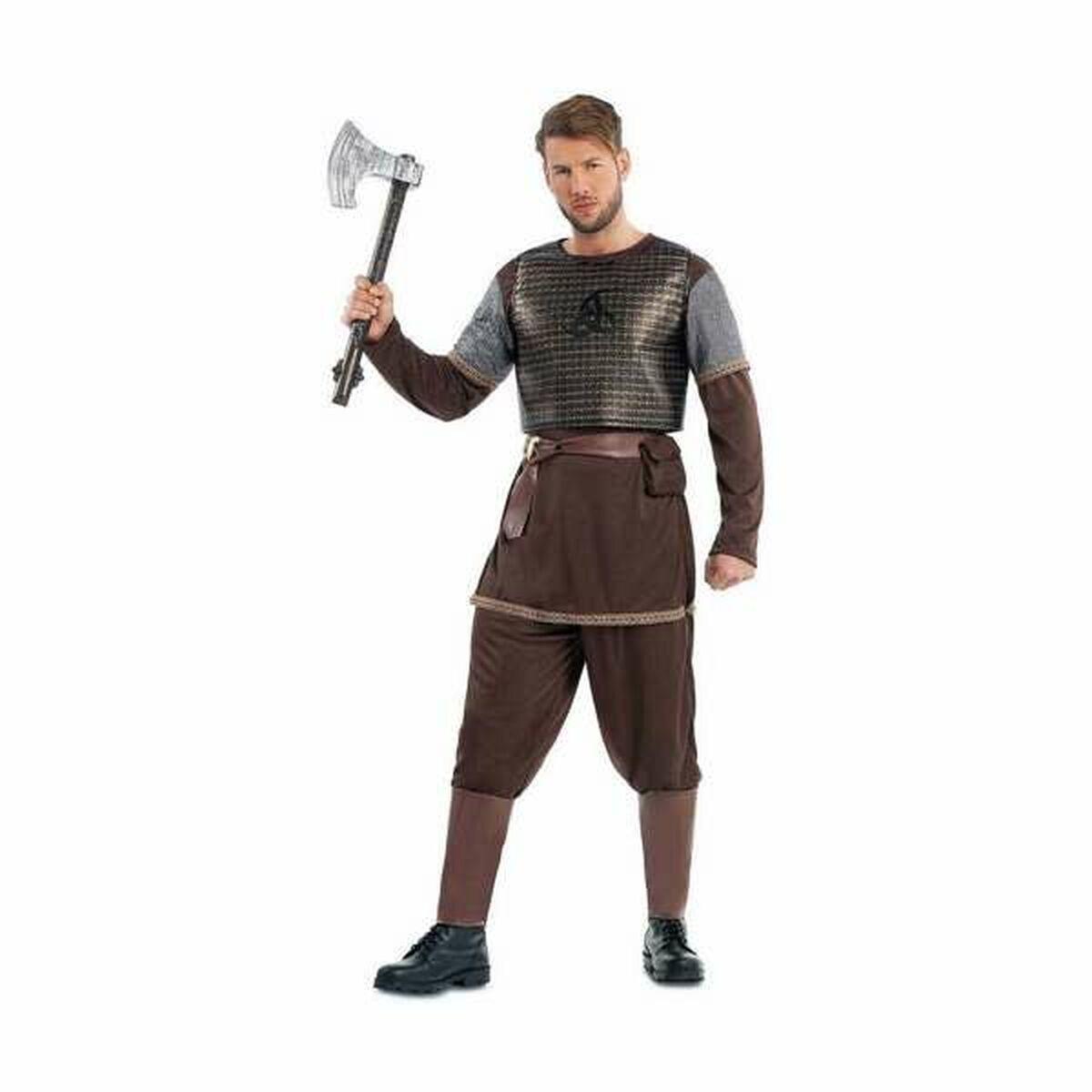 Kostume til voksne Viking mand 5 Dele S