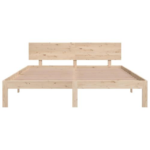 Sengeramme 160x200 cm massivt fyrretræ