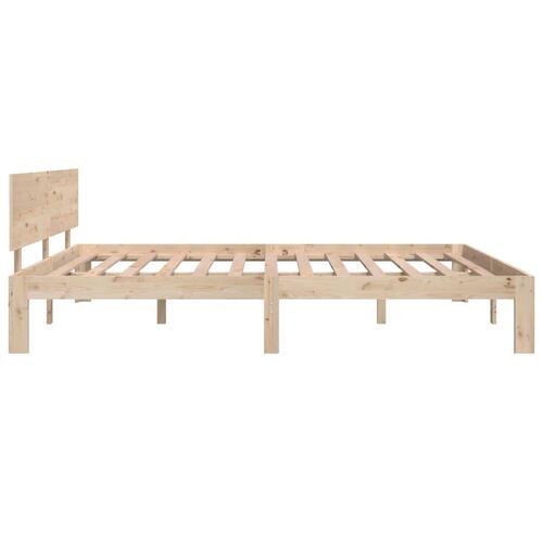 Sengeramme 160x200 cm massivt fyrretræ