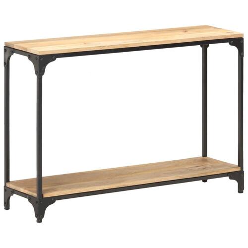 Konsolbord 110x30x75 cm massivt mangotræ
