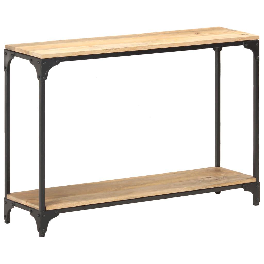 Konsolbord 110x30x75 cm massivt mangotræ