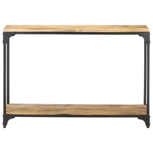 Konsolbord 110x30x75 cm massivt mangotræ