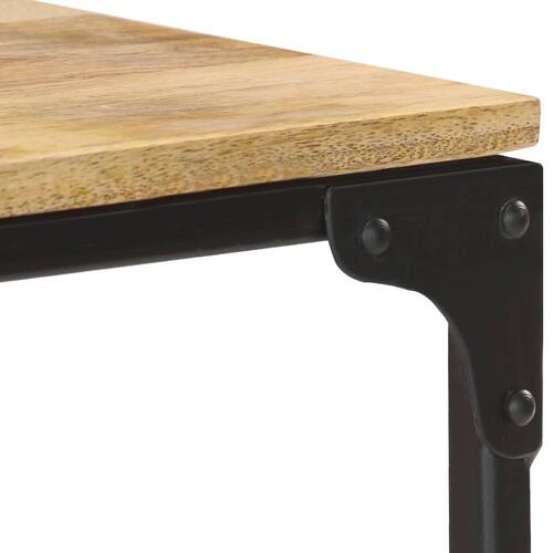 Konsolbord 110x30x75 cm massivt mangotræ