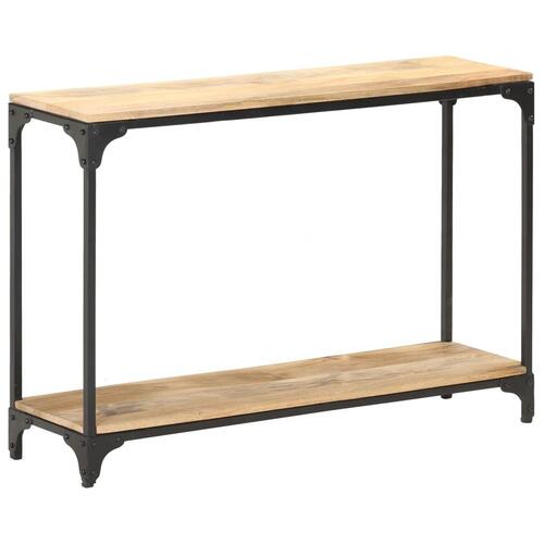 Konsolbord 110x30x75 cm massivt mangotræ