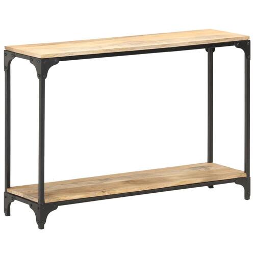 Konsolbord 110x30x75 cm massivt mangotræ