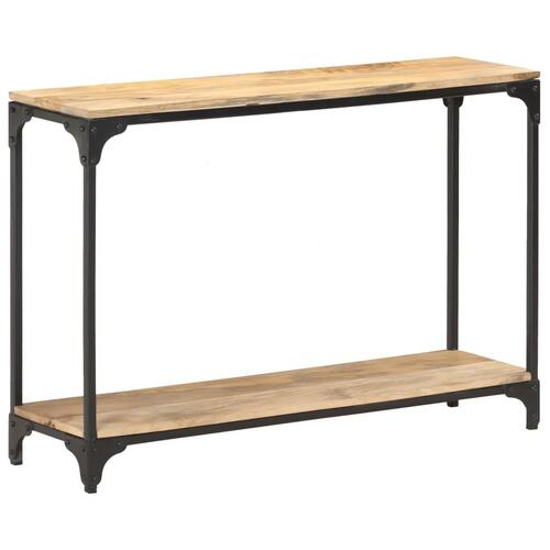Konsolbord 110x30x75 cm massivt mangotræ