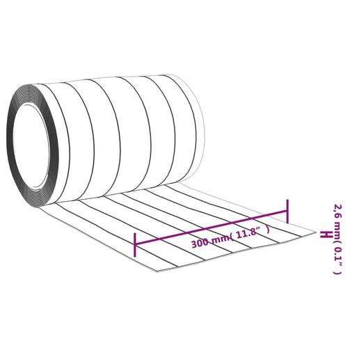 Bændelgardin 300 mm x 2,6 mm 10 m PVC transparent