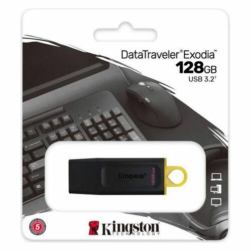 USB-stik Kingston DataTraveler Exodia DTX 64 GB - sort