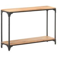 Konsolbord 110x30x75 cm massivt akacietræ