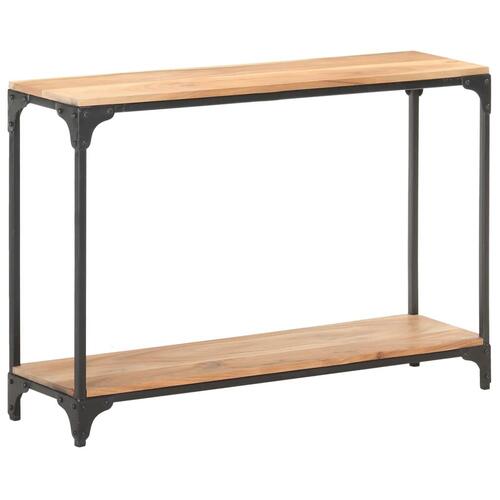 Konsolbord 110x30x75 cm massivt akacietræ