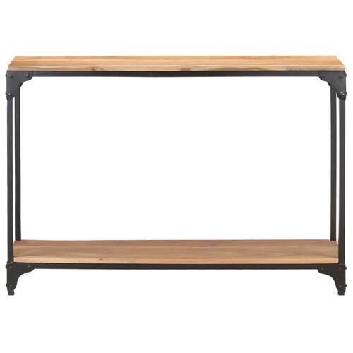 Konsolbord 110x30x75 cm massivt akacietræ