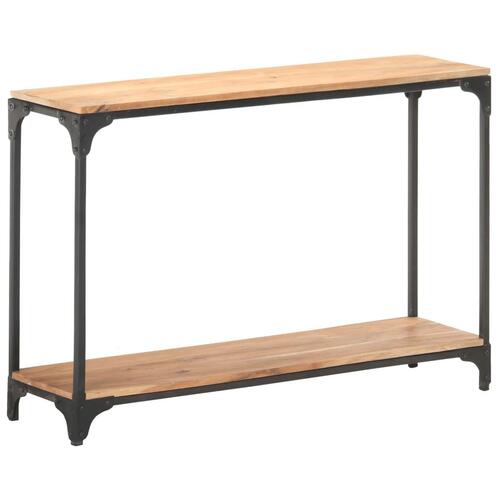 Konsolbord 110x30x75 cm massivt akacietræ