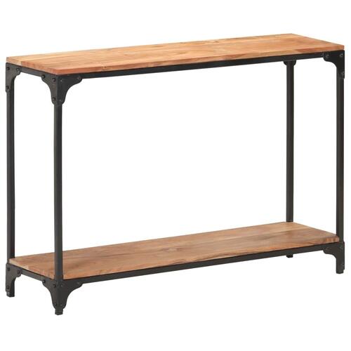 Konsolbord 110x30x75 cm massivt akacietræ