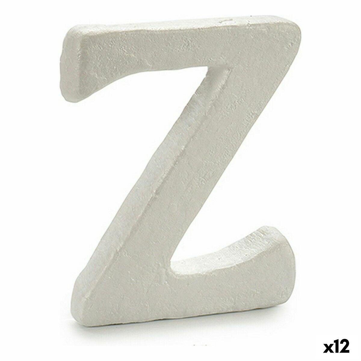 Bogstav Z - hvidt polystyren, 12 stk. billede