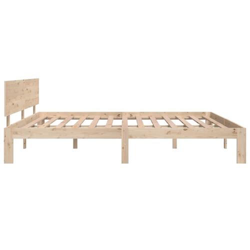 Sengeramme 180x200 cm massivt fyrretræ