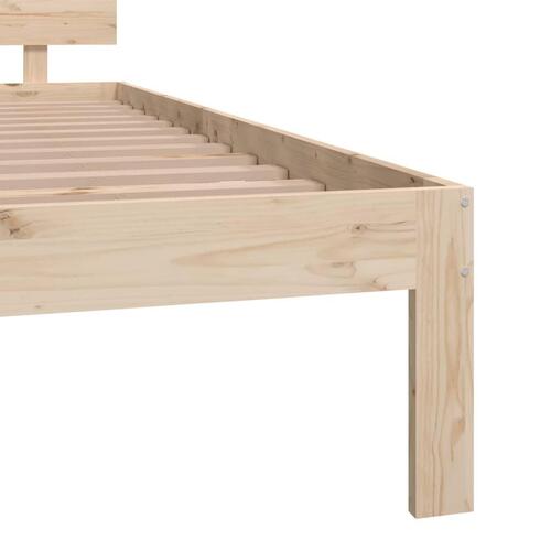 Sengeramme 180x200 cm massivt fyrretræ